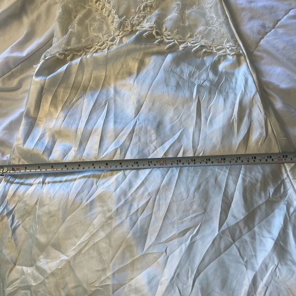 Vintage  Jia's intimate satin slip dress lingerie lace bridal romantic , size S - Picture 11 of 13